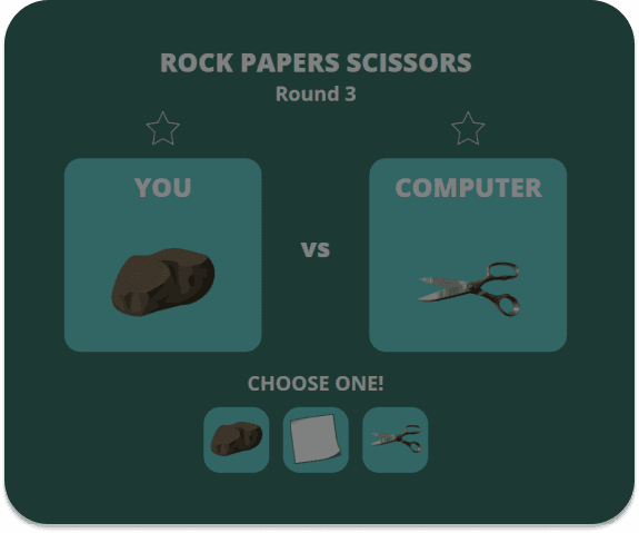 rock paper scissor picture screenshot